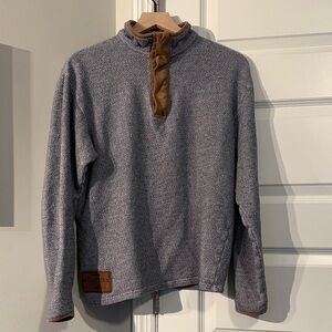 Southern Marsh Men's Gray and Brown Sweater